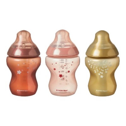 Tommee Tippee Closer to Nature 3pk Baby Bottle - Morning Skies - 9oz