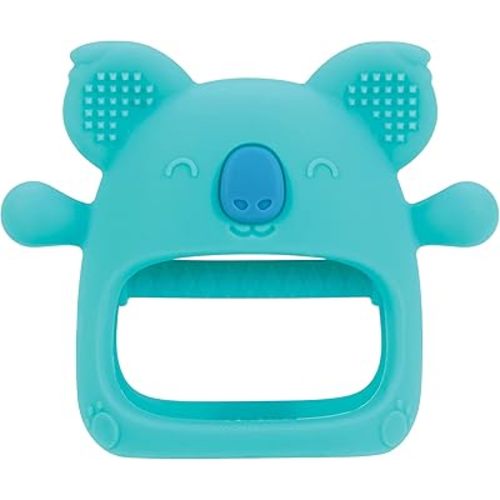 Nuby Silicone Wrist Teething Mitten - Baby Teether Ring - 3+ Months - Koala