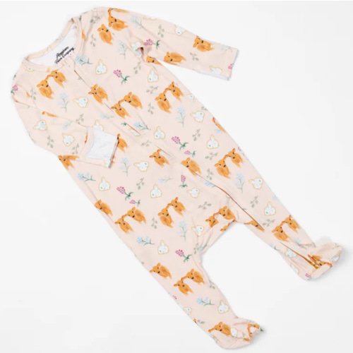Jersey Calves & Ear Tags Baby Bamboo Pajamas – American Farm Company