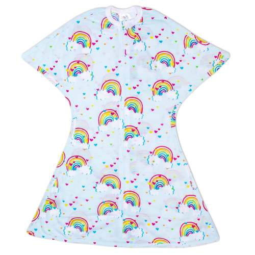 Sleeping Baby Rainbows Zipadee-Zip Swaddle Transition - Lightweight