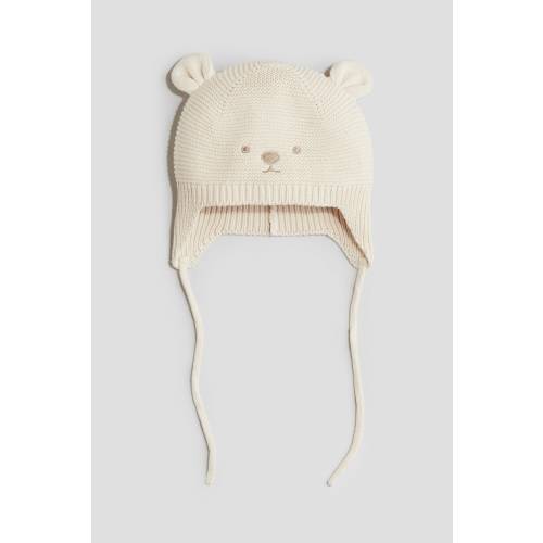 Knit Beanie with Chin Strap