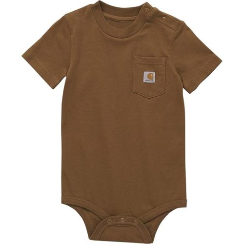 Carhartt Kid's CA5004 Short-Sleeve Pocket Bodysuit
