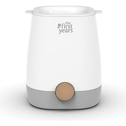 The First Years Baby Bottle Warmer and Sterilizer - Pacifier and Bottle Nipple Sanitizer - Feeding Baby Essentials for Formula or Breast Milk - Holds Multiple Sizes