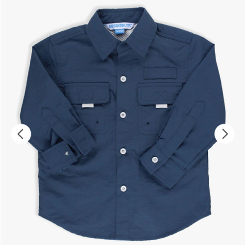 Sun Protective Button Down Shirt | RuffleButts & RuggedButts