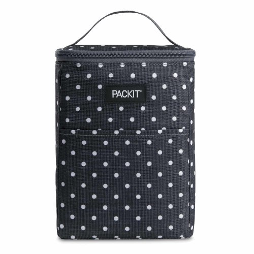 PackIt Freezable Baby Bottle and Breastmilk Storage Bag, Polka Dots