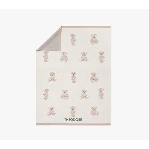 St. Jude Teddy Bear Intarsia Baby Blanket, Multi