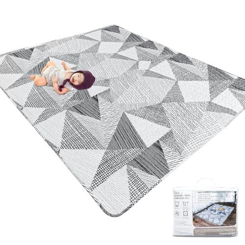Cotton, foldable, non-slip, washable play mat