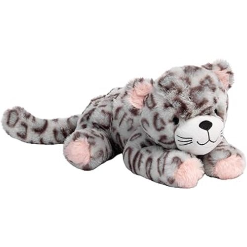 Lambs & Ivy Happy Jungle Plush Leopard Stuffed Animal Toy - Pink/Gray - Cleo