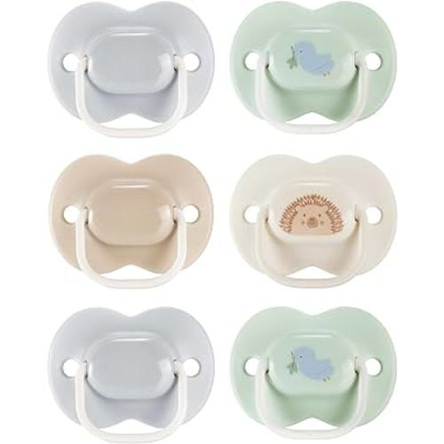 Tommee Tippee Anytime Pacifier, 0-6 months, 6 pack of symmetrical, BPA free pacifiers
