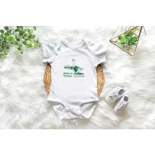 Eagle Onesies, Philadelphia Fan, Game Day Outfit, Eagle Baby, Baby Shower Gift, Silly Goose Onesie