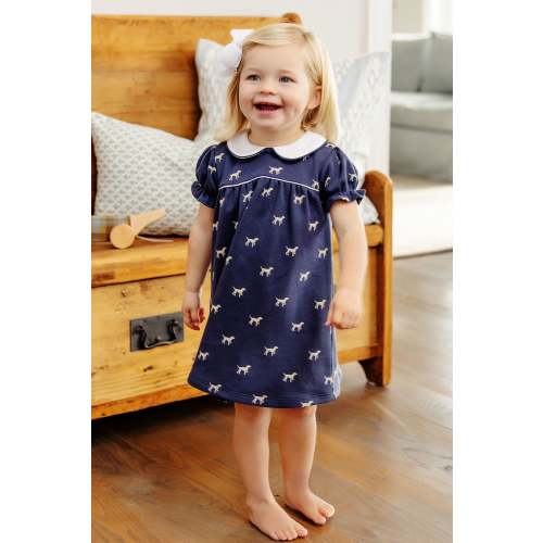 Holly Day Dress - All The Ruff Ruffs with Worth Avenue White