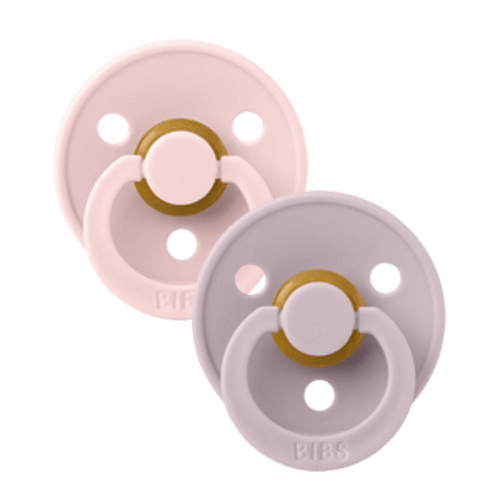 BIBS Pacifier 2 PK, Size 1 (Blosom/Dusky Lilac) – Cheeky Baby Boutique Rome