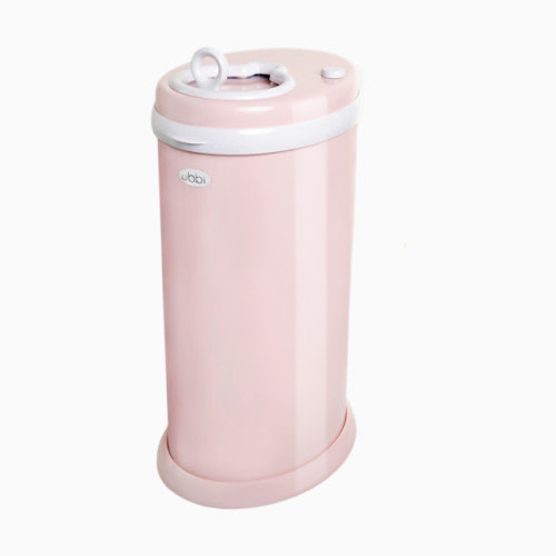Ubbi Steel Diaper Pail - Blush Pink