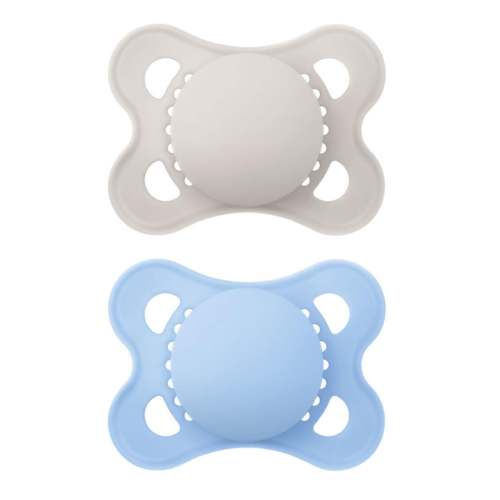 Suce Orthodontique Matte 0-6mois Mam Paquet de 2 - Bleu