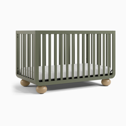 Storkcraft Amalfi Deluxe 5-in-1 Convertible Crib - Olive With Driftwood