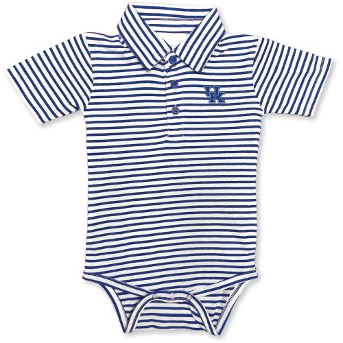 Atlanta Hosiery Company Infant Boys' University of Kentucky Stripe Polo Creeper