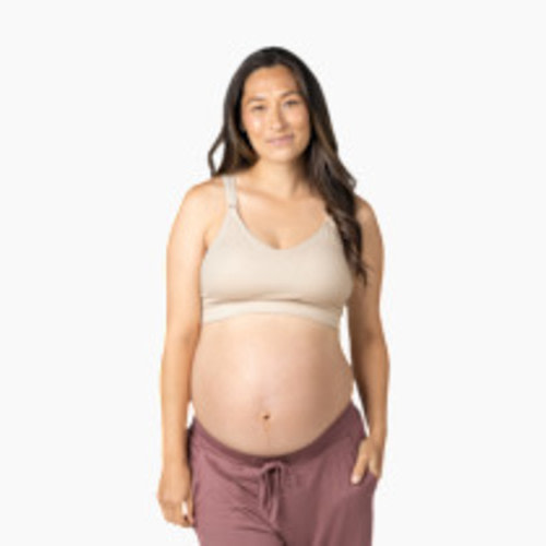 Kindred Bravely Mia Maternity & Nursing Lounge Bra - Stone, X-Large Busty