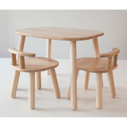 Montessori kids table and chairs set, waldorf toddler table, montessori furniture, toddler table and chairs, waldorf wooden chair for kids