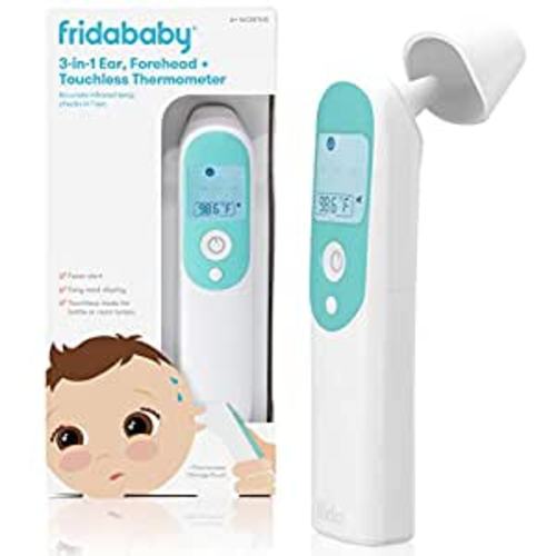 Amazon.com : Infrared Thermometer 3-in-1 Ear, Forehead + Touchless for Babies, Toddlers, Adults, and Bottle Temperatures by Frida Baby : Baby