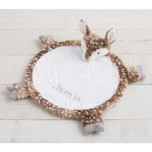 Fawn Faux-Fur Plush Baby Play Mat | Baby Toy | Pottery Barn Kids