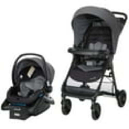 Safety 1st Smooth Ride Travel System with Rear-Facing Newborn Car Seat and Stroller, Monument