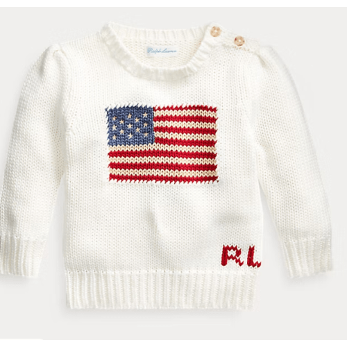American Flag Sweater | Sweaters BABY GIRL | Ralph Lauren 9M