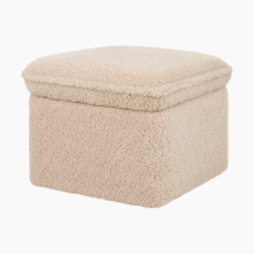 babyletto Cali Storage Ottoman - Chai Shearling