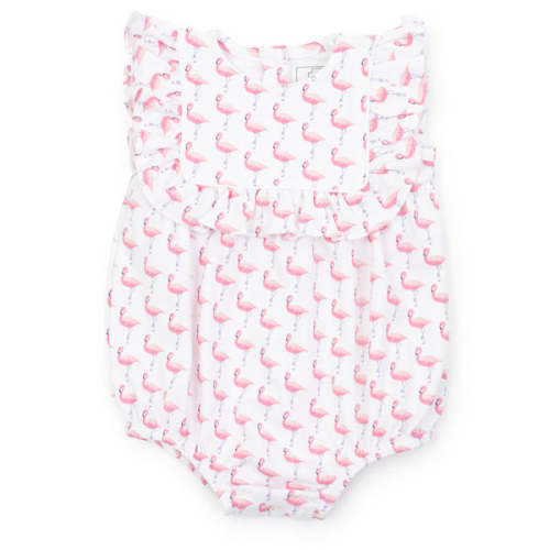 Pearl Girls' Pima Cotton Bubble - Fabulous Flamingos