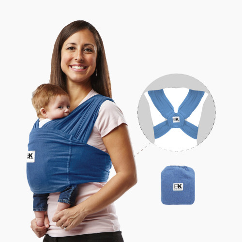 Baby K'tan Original Baby Wrap Carrier - Denim, Large