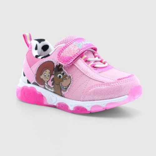 Disney Toy Story Toddler Girls' Jessie Sneakers - Pink/White 6T
