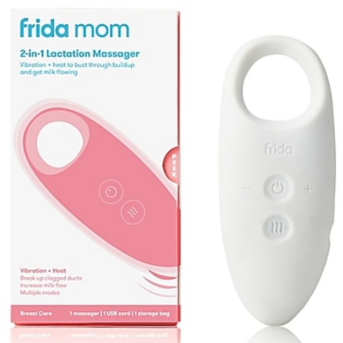 Frida Mom 2-in-1 Lactation Massager in Purple