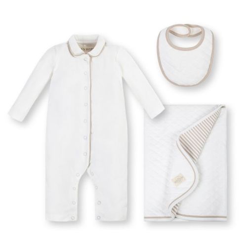 Hope & Henry Baby 4-Piece Knit Gifting Set, Infant, 3-6 Months