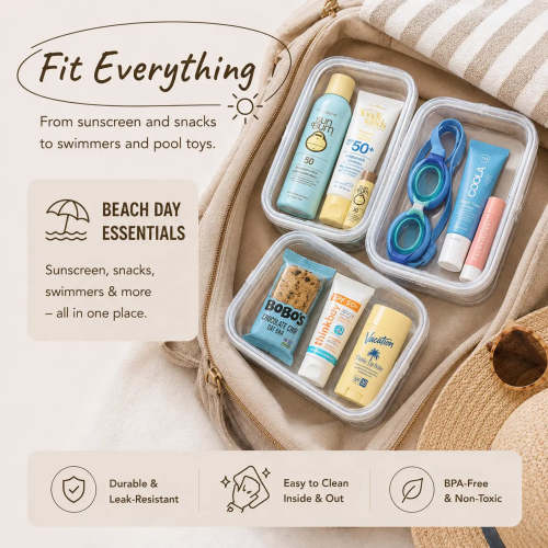Clear Essentials Organizer Cases