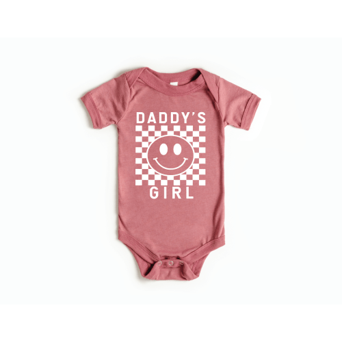 Daddy's Girl Checkered Onesie