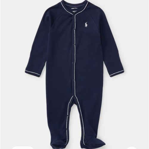Cotton Jersey Footed Coverall | One-Pieces Baby | Ralph Lauren