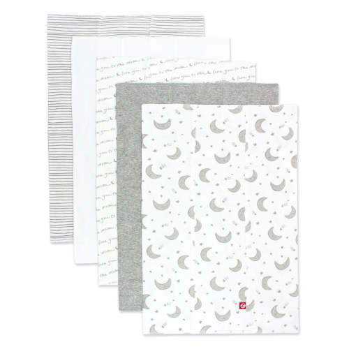 Moons Organic Cotton Burp Cloth 5 Pack – Zutano