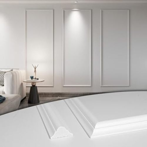 birdeco Peel and Stick Pre-Cut Wall Molding Kit Pieces