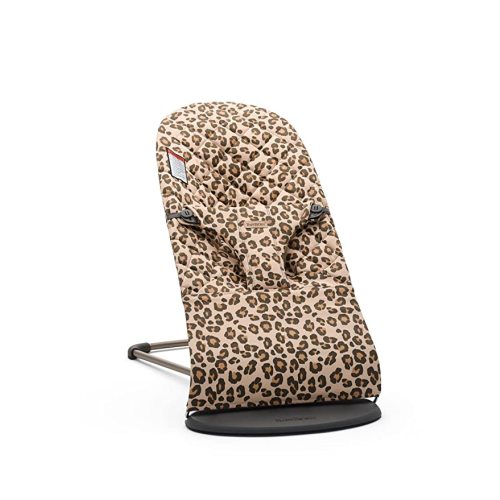BabyBjörn Bouncer Bliss, Cotton, Classic Quilt, Beige/Leopard