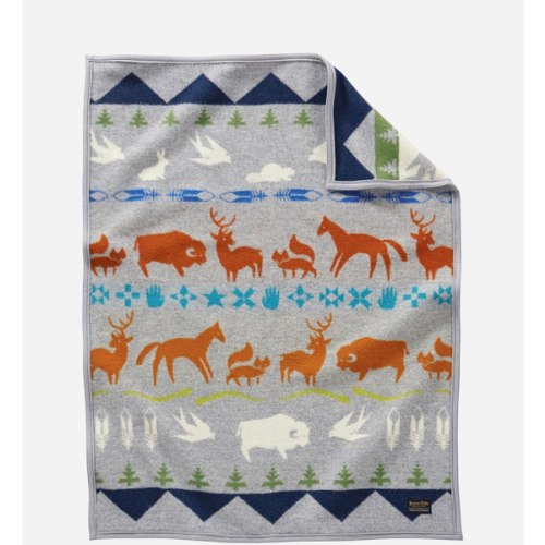 SHARED PATHS CRIB BLANKET