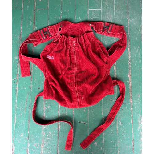 Vintage 1990s SNUGGLI brand Made in USA Wide Wale Courduroy  Baby Carrier