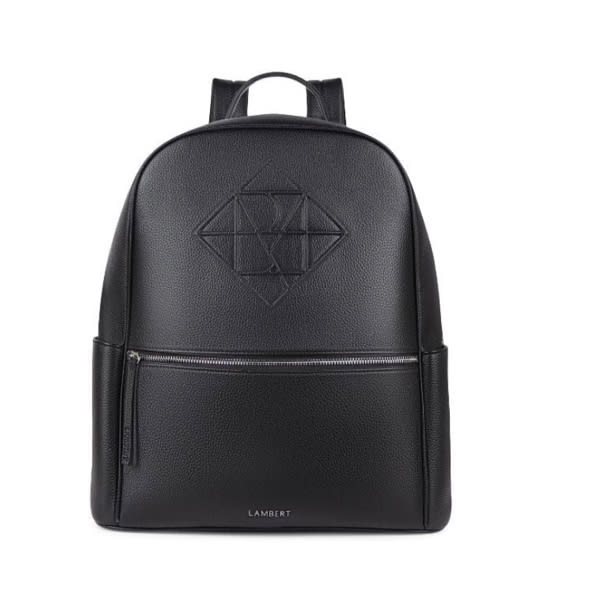 Le Vicky - Sac à couches en cuir vegan noir
