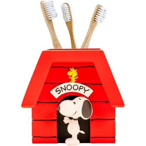 Peanuts Snoopy Toothbrush Holder, (Officially Licensed Product) by Franco Collectibles