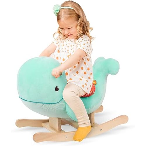 B. toys- Whale Rocker - Echo- Whale Rocking Toy – Wooden Ride-On – Classic Toys for Toddlers, Kids – 18 Months +