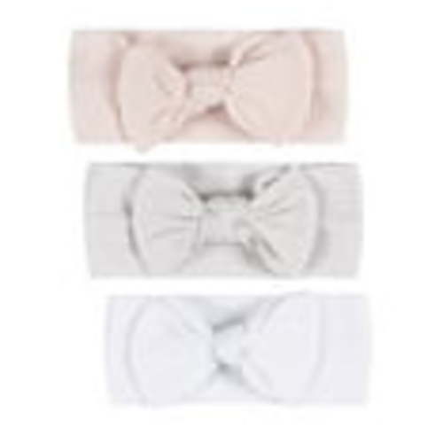 Gerber Baby Girl 3-Pack Soft and Stretchy Headband, One Size