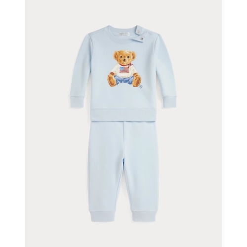 Polo Bear Fleece Sweatshirt & Pant Set