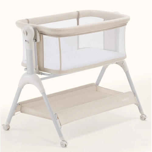 HARPPA Cuddly Sway | 3-in-1 Rocking Baby Bassinet & Bedside Sleeper for Newborns with Mattress for Reflux | Attaches to Bed, Adjustable Heights, Non-Toxic & CPSC Certified | Sturdy Frame, Portable Wheels, Tool-Free Setup, Gentle Rocking | Perfect for Newb