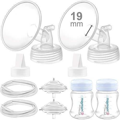 19mm Flange Maymom Pump Parts Compatible with Spectra S2 S1 9 Plus Replacement Kit Not Original Spectra S2 S1 Replacement Pump Parts