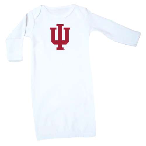 Future Tailgater Indiana Hoosiers Collegiate Licensed Baby Layette Gown 0-3 Months