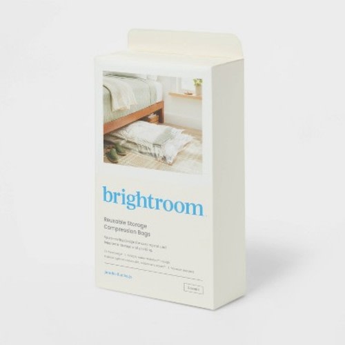 Jumbo 2pc Compression Bags Clear - Brightroom™