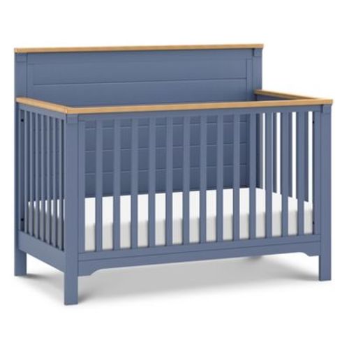 Davinci Shea 4-in-1 Convertible Crib - Cove Blue And Honey